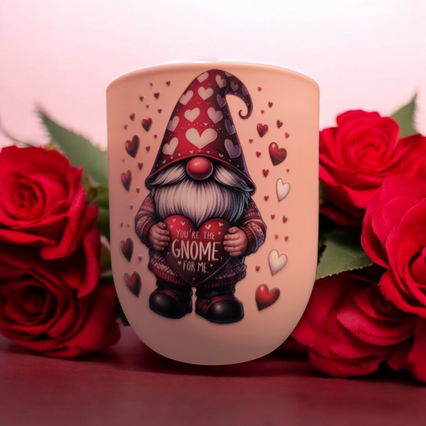 Valentine Candle- Snow Angel