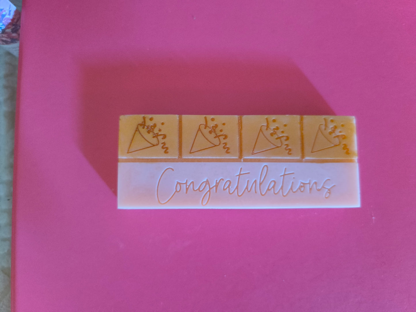 Congratulations wax gift box