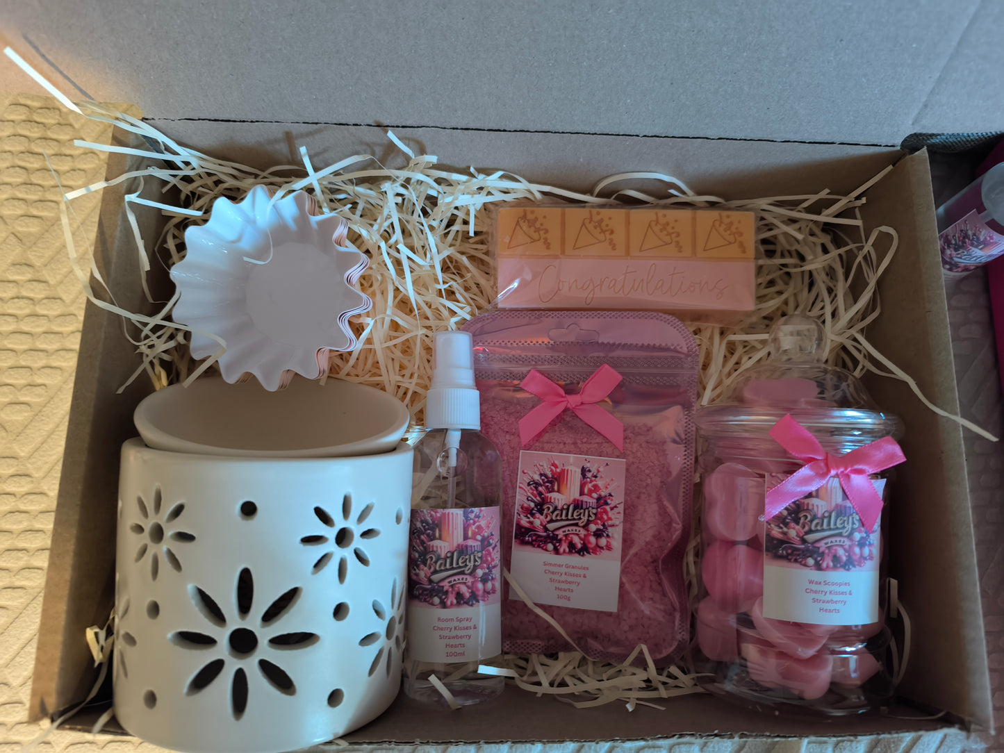 Congratulations wax gift box