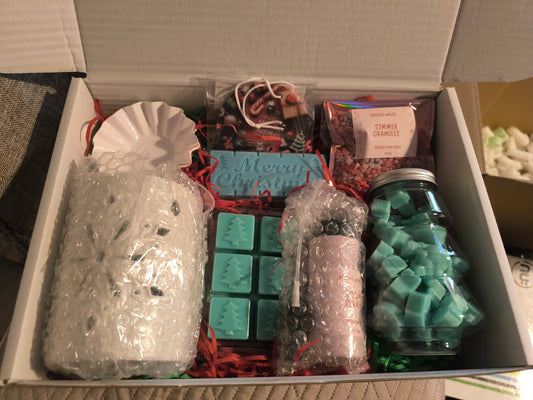 Christmas wax melt box