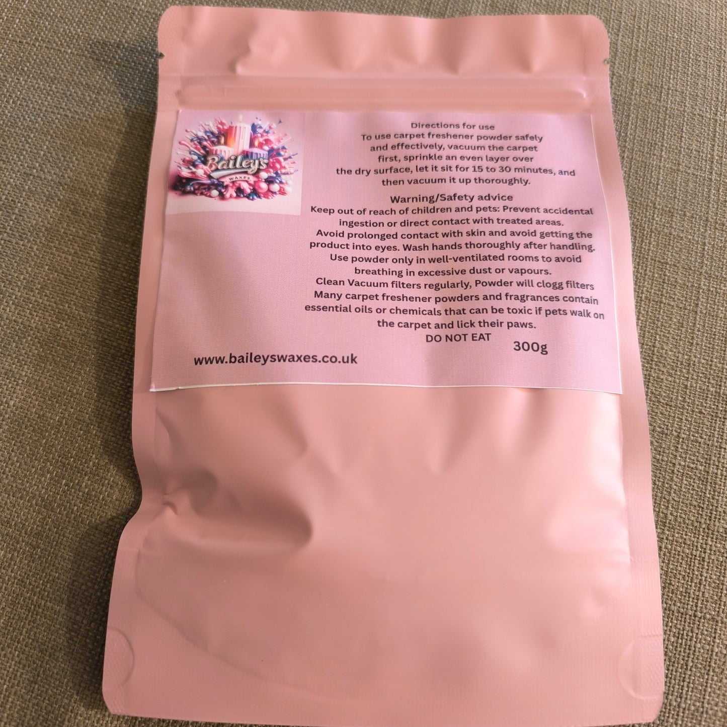 Bailey's Waxes Carpet Freshener 300g