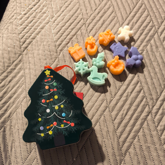 Christmas tin wax melts