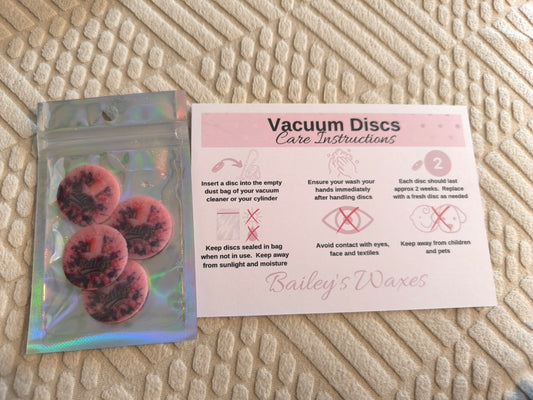Vacuum discs/ Bin freshners